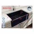 Bocchi Classico Farmhouse Apron Front Fireclay 30 in. Single Bowl Kitchen Sink in Sapphire Blue 1138-010-0120